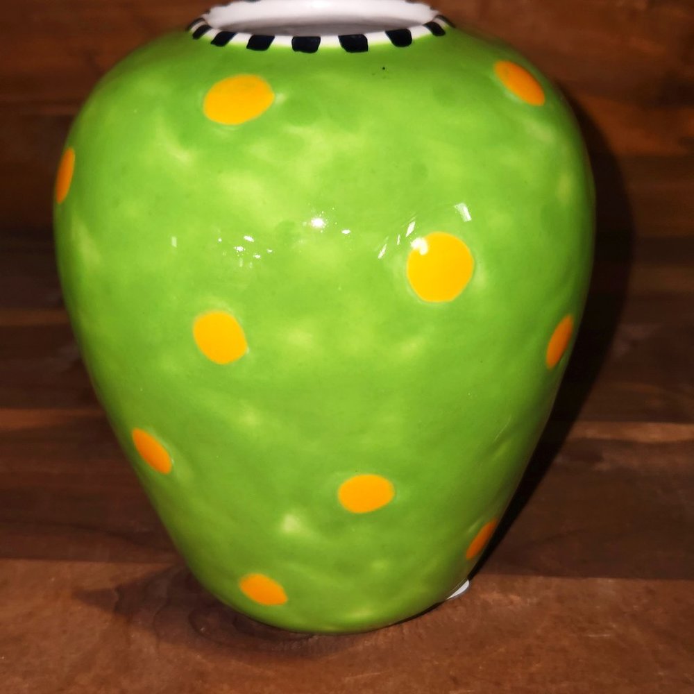 Polka Dot vase, New